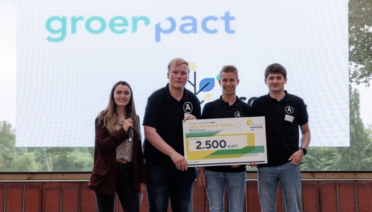 Winnaars groenpact impactprijs Aventus -