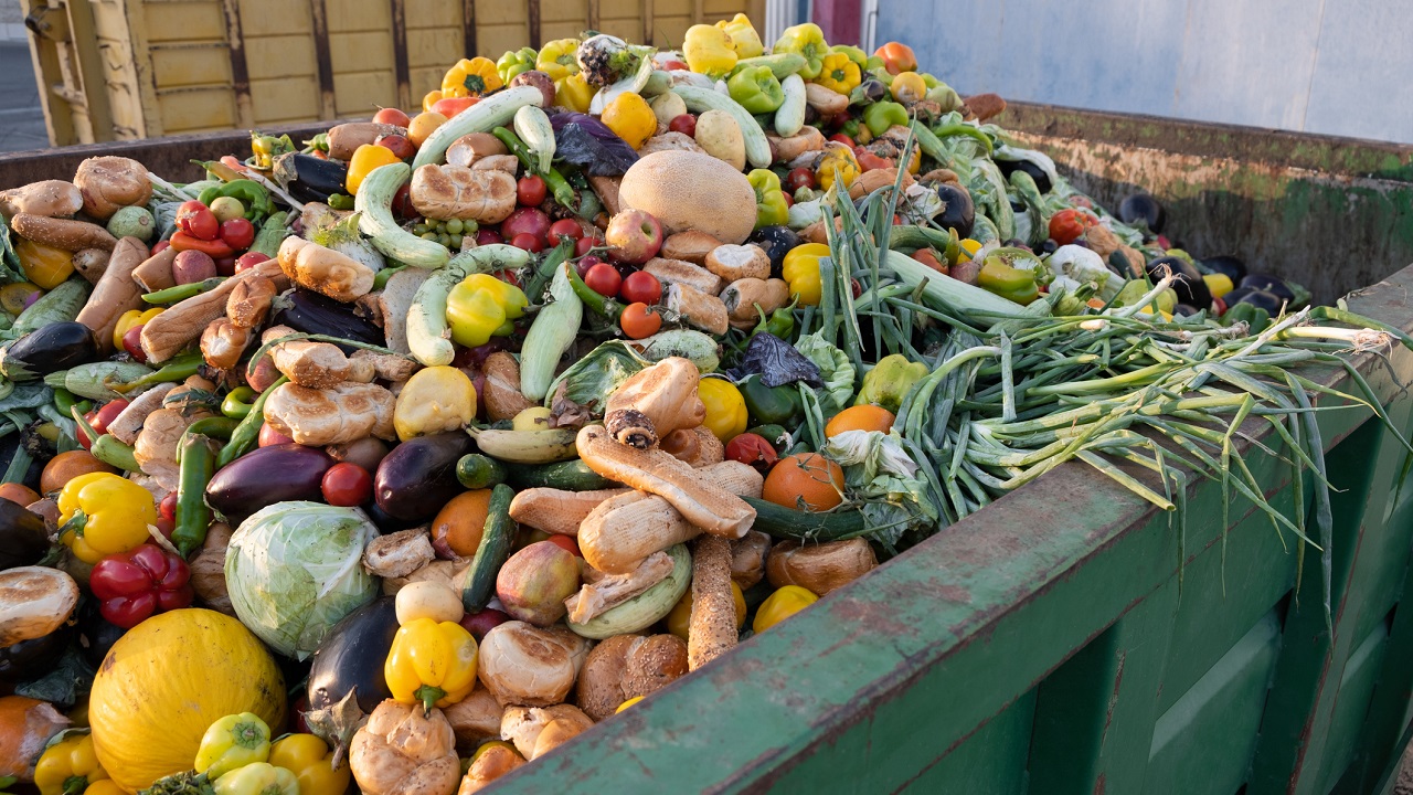 Afval met groente, fruit en brood  - Roman Mykhalchuk via Istock