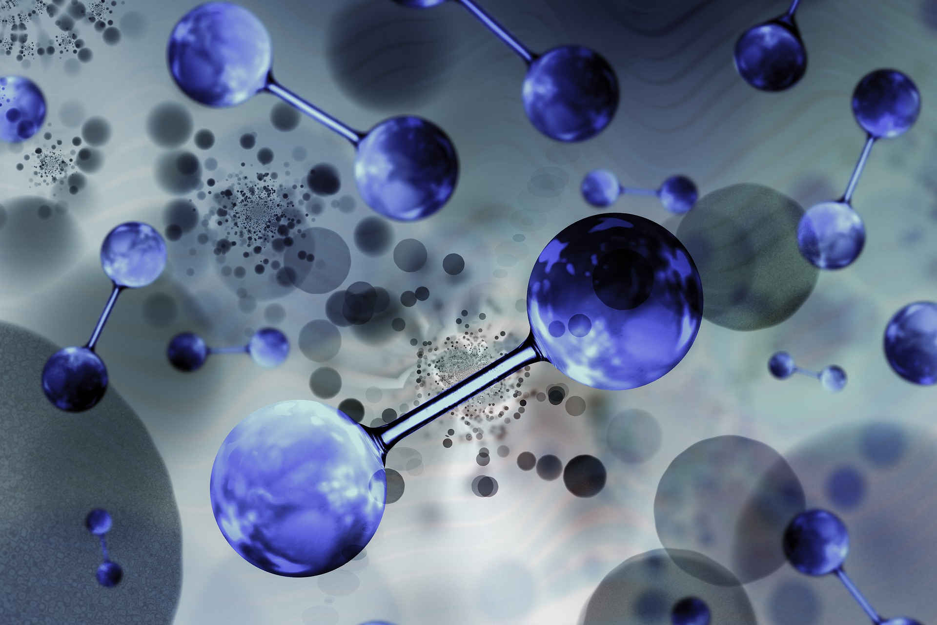 Waterstof moleculen - geralt - pixabay